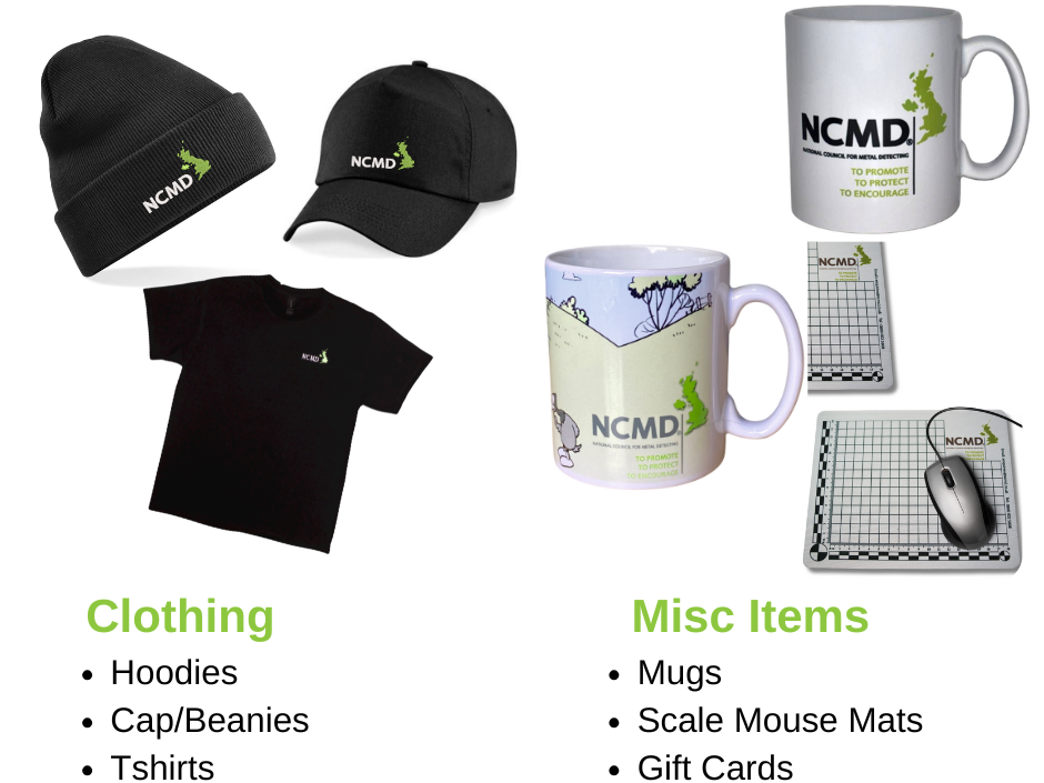 image showing ncmd merchandise items